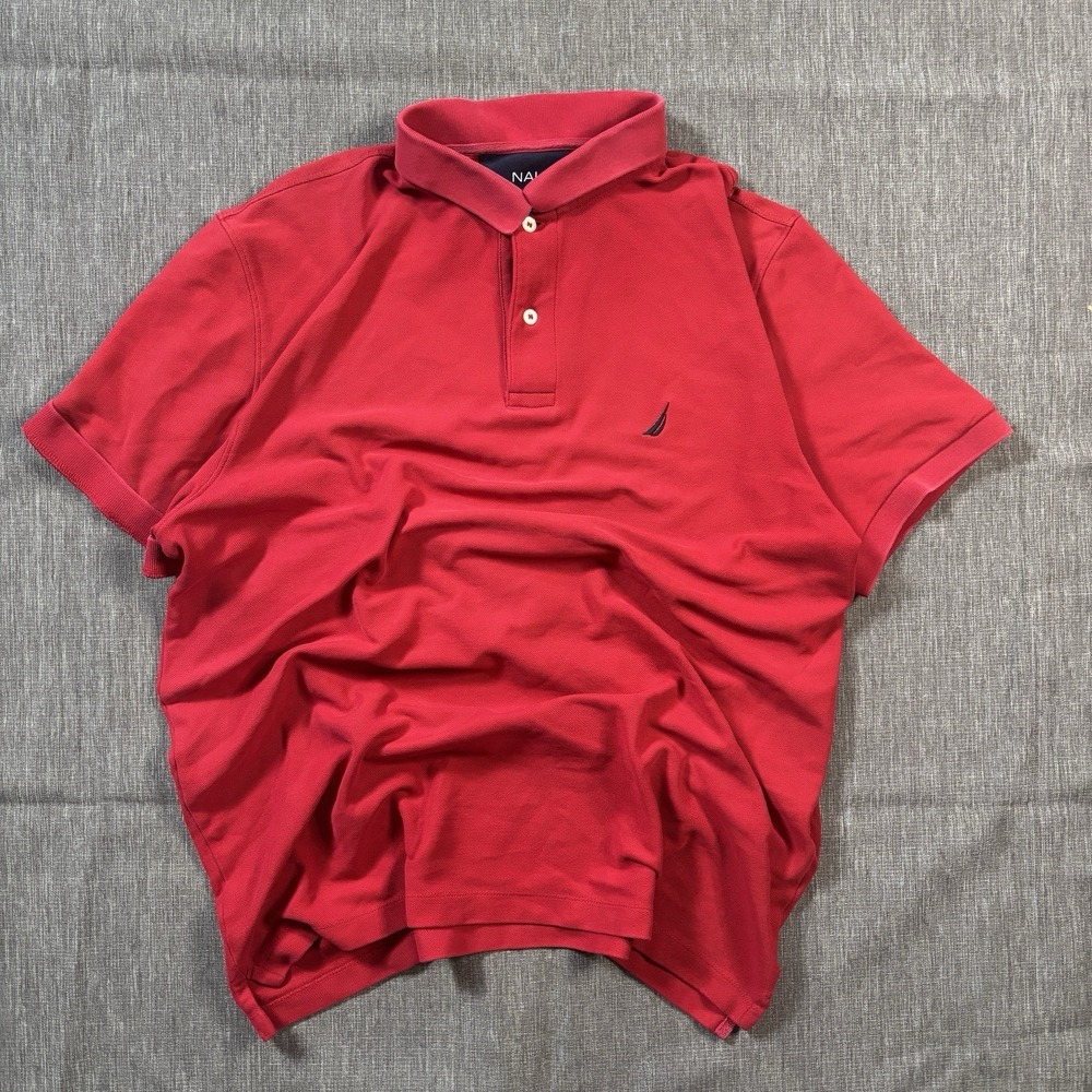 Red Nautica Polo Shirt - XL